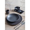 Kristallon Fusion Melamine Rice Bowls Black 114mm (Pack of 6)