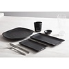 Kristallon Fusion Melamine Rectangular Platters Large 267mm (Pack of 4)