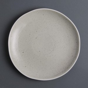 Olympia Shallow Plate, Ø270 mm, Irregular, Chia, Sandstone (Pack of 6) Olympia Shallow Plate, Ø270 mm, Irregular, Chia, Sandstone (Pack of 6)