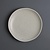 Olympia Shallow Plate, Ø205 mm, Irregular, Chia, Sandstone (Pack of 6)