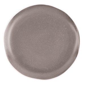 Olympia Shallow Plate, Ø205 mm, Irregular, Chia (Pack of 6)