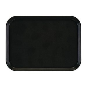 Cambro Glass Fibre Rectangular Non-Slip Serving Tray 350 x 270 mm Black Cambro Glass Fibre Rectangular Non-Slip Serving Tray 350 x 270 mm Black