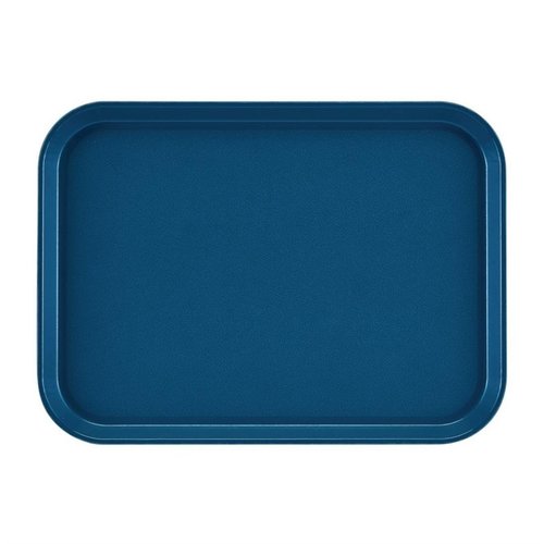 Cambro Glass Fibre Rectangular Non-Slip Serving Tray 350 x 270 mm Blue Cambro Glass Fibre Rectangular Non-Slip Serving Tray 350 x 270 mm Blue