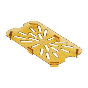 Cambro High Heat 1/4 Gastronorm Food Pan Drain Shelf