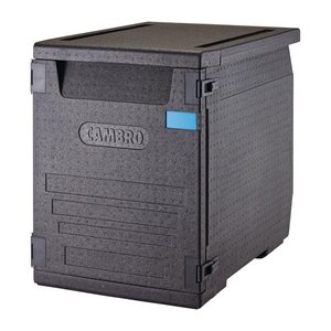 Cambro Pojemnik termoizolacyjny 126 L, ładowany od frontu, czarny