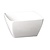 APS Pure Melamine White Square Bowl 125mm