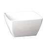 APS Pure Melamine White Square Bowl 250mm