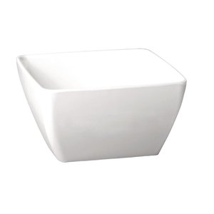 APS Pure Melamine White Square Bowl 250mm APS Pure Melamine White Square Bowl 250mm