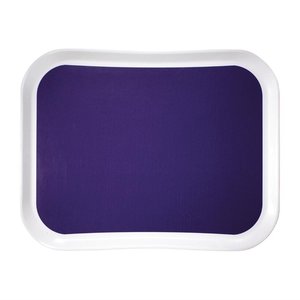 Cambro Polyester Rectangular Canteen Tray 430 x 330 mm Navy blue Cambro Polyester Rectangular Canteen Tray 430 x 330 mm Navy blue
