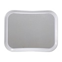Cambro Prostokątna taca stołówkowa do serwowania 430 x 330 mm z poliestru, szara
