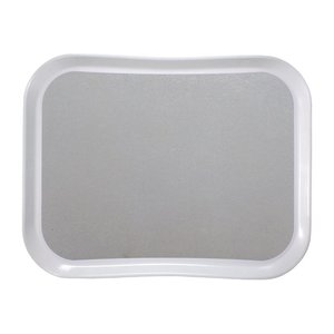 Cambro Polyester Rectangular Canteen Tray 430 x 330 mm Grey