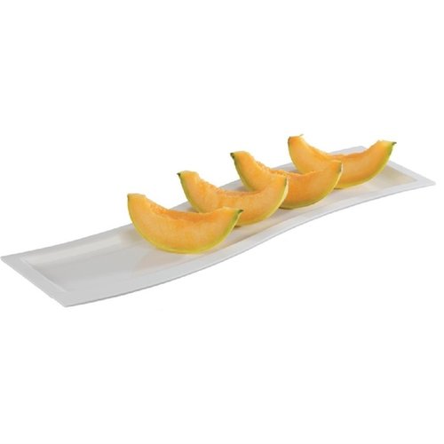 APS Wave Melamine Platter White GN 2/4 APS Wave Melamine Platter White GN 2/4