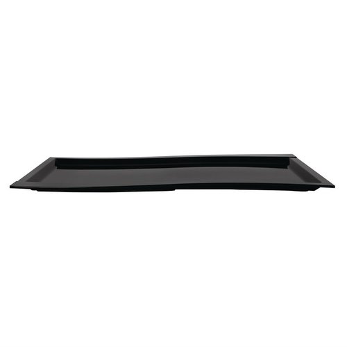 APS Wave Melamine Platter Black GN 1/1 APS Wave Melamine Platter Black GN 1/1