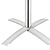 Bolero Kwadratowy stół do bistro z blatem z drewna jesionowego 600mm