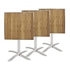 Bolero Ash Flip Top Square Bistro Table 600mm
