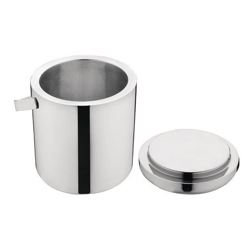 Olympia Wiaderko ze stali nierdzewnej na lód 1,23 L, Ø140 mm, (h)150 mm ze szczypcami i pokrywką Olympia Wiaderko ze stali nierdzewnej na lód 1,23 L, Ø140 mm, (h)150 mm ze szczypcami i pokrywką