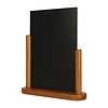 Securit Half Frame Table Top Blackboard 320 x 270mm Teak