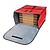 Vogue Poliester Thermal Bag 305 x 510 x 510mm, Red