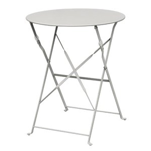 Bolero Wyprzedaż - Stolik kawiarniany okrągły szary | 59,5(Ø)x(H)71cm Bolero Wyprzedaż - Stolik kawiarniany okrągły szary | 59,5(Ø)x(H)71cm