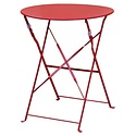 Bolero Stolik kawiarniany okrągły czerwony | 59,5(Ø)x(H)71cm