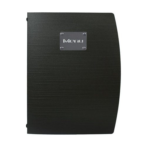 Securit Rio Menu Cover Black A4 Securit Rio Menu Cover Black A4