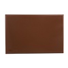 Hygiplas Extra Thick High Density Polyethylene Cutting Board 450 x 300 mm Brown