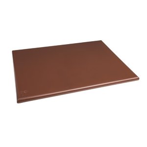 Hygiplas Extra Thick High Density Polyethylene Cutting Board 600 x 450 mm Brown Hygiplas Extra Thick High Density Polyethylene Cutting Board 600 x 450 mm Brown