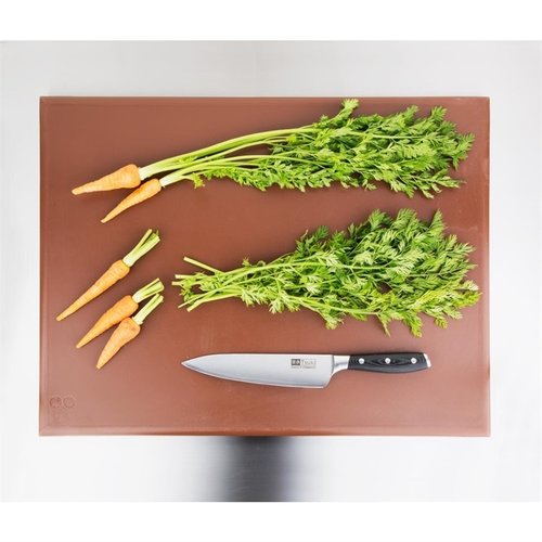 Hygiplas Extra Thick High Density Polyethylene Cutting Board 600 x 450 mm Brown Hygiplas Extra Thick High Density Polyethylene Cutting Board 600 x 450 mm Brown