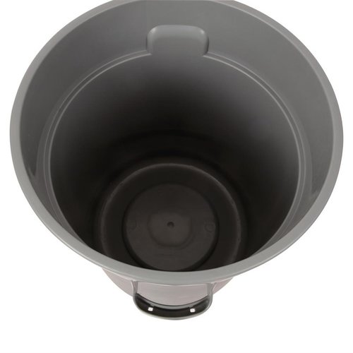 Jantex 120 L Grey Round Plastic Waste Bin, Lift Lid Jantex 120 L Grey Round Plastic Waste Bin, Lift Lid