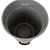 Jantex 120 L Grey Round Plastic Waste Bin, Lift Lid