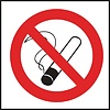 Vogue Square No Smoking Symbol Sign