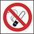 Vogue Square No Smoking Symbol Sign