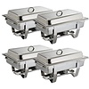Olympia Chafing Dish with Removable Full Cover 9 L GN 1/1 (Pack of 4) Olympia Chafing Dish with Removable Full Cover 9 L GN 1/1 (Pack of 4)