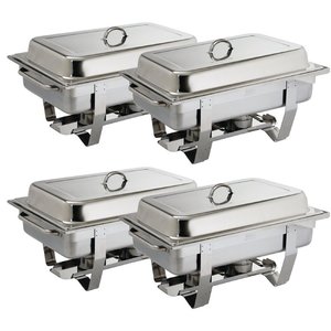 Olympia Chafing Dish with Removable Full Cover 9 L GN 1/1 (Pack of 4)