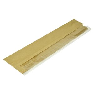 Vegware Compostable Kraft Baguette Bags With PLA Window (Pack of 1000) Vegware Compostable Kraft Baguette Bags With PLA Window (Pack of 1000)