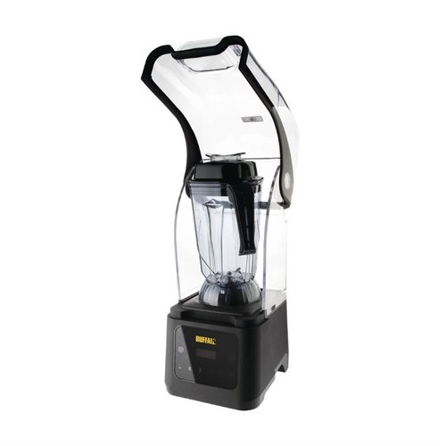 Buffalo Blender barowy kielichowy 2,5 L z pokrywą dzwiękoszczelną i wyświetlaczem cyfrowym 1,68 kW Buffalo Blender barowy kielichowy 2,5 L z pokrywą dzwiękoszczelną i wyświetlaczem cyfrowym 1,68 kW