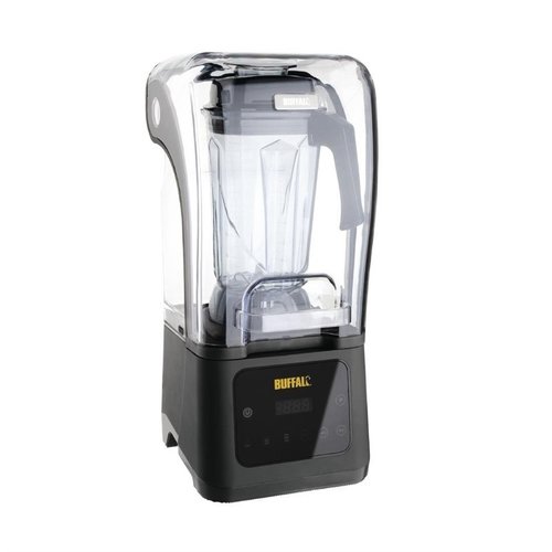 Buffalo Blender barowy kielichowy 2,5 L z pokrywą dzwiękoszczelną i wyświetlaczem cyfrowym 1,68 kW Buffalo Blender barowy kielichowy 2,5 L z pokrywą dzwiękoszczelną i wyświetlaczem cyfrowym 1,68 kW