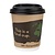 Fiesta Green Black Compostable Coffee Cup Lids 225 ml (Pack of 50)