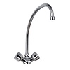 XXLselect Single Lever Deck Mounted Kitchen Faucet with Swivel Spout 300 mm