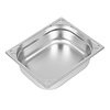 Vogue Stainless Steel Gastronorm Pan 1/2 100 mm Vogue Stainless Steel Gastronorm Pan 1/2 100 mm