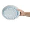 Olympia Cavolo Flat Round Bowl Ice Blue 220mm (Pack of 4)