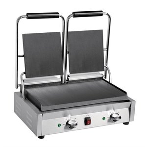 Buffalo Double Cast Iron Contact Grill, Smooth Grill Plate, 210 x 226 mm, 2,9 kW Buffalo Double Cast Iron Contact Grill, Smooth Grill Plate, 210 x 226 mm, 2,9 kW