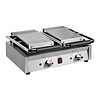 Buffalo Double Cast Iron Contact Grill, Smooth Grill Plate, 210 x 226 mm, 2,9 kW