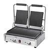 Buffalo Double Cast Iron Contact Grill, Smooth Grill Plate, 210 x 226 mm, 2,9 kW