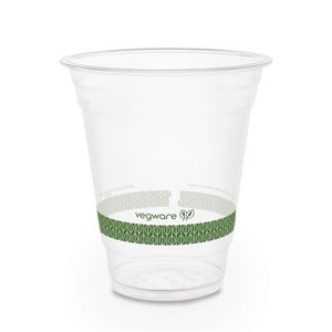 Vegware Compostable PLA Cold Cups 340 ml (Pack of 1000) Vegware Compostable PLA Cold Cups 340 ml (Pack of 1000)