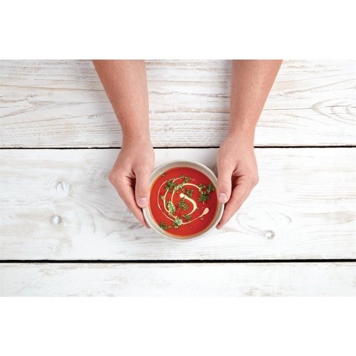 Olympia Szare głębokie miski Corallite Concrete 105mm (12 sztuk)