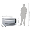 Polar Refrigeration  U-Series Single Drawer Counter Fridge Freezer 2xGN