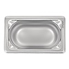 Vogue Stainless Steel Gastronorm Pan 1/9 100 mm