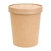 Fiesta Green Kompostowalne pojemniki na zupę 118mm 910ml / 32oz (Zestaw 500 sztuk)