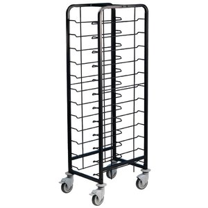 XXLselect Powder Coated Enamel Clearing Trolley 12 Shelves XXLselect Powder Coated Enamel Clearing Trolley 12 Shelves